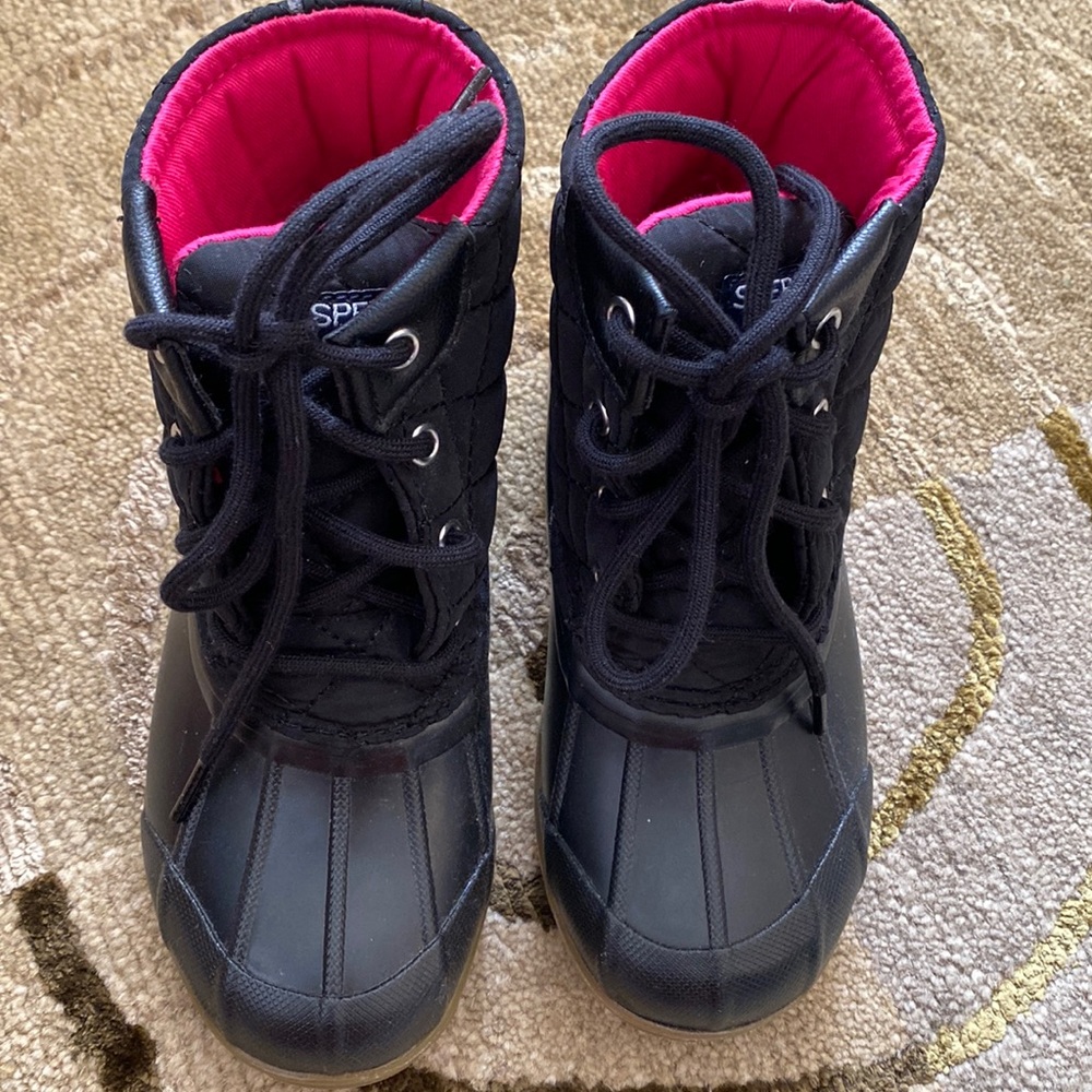~Sperry~ Port Boot Black